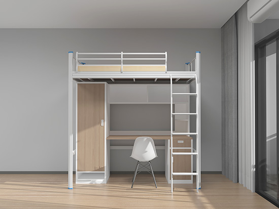 广东双人双层大学生公寓床厂家