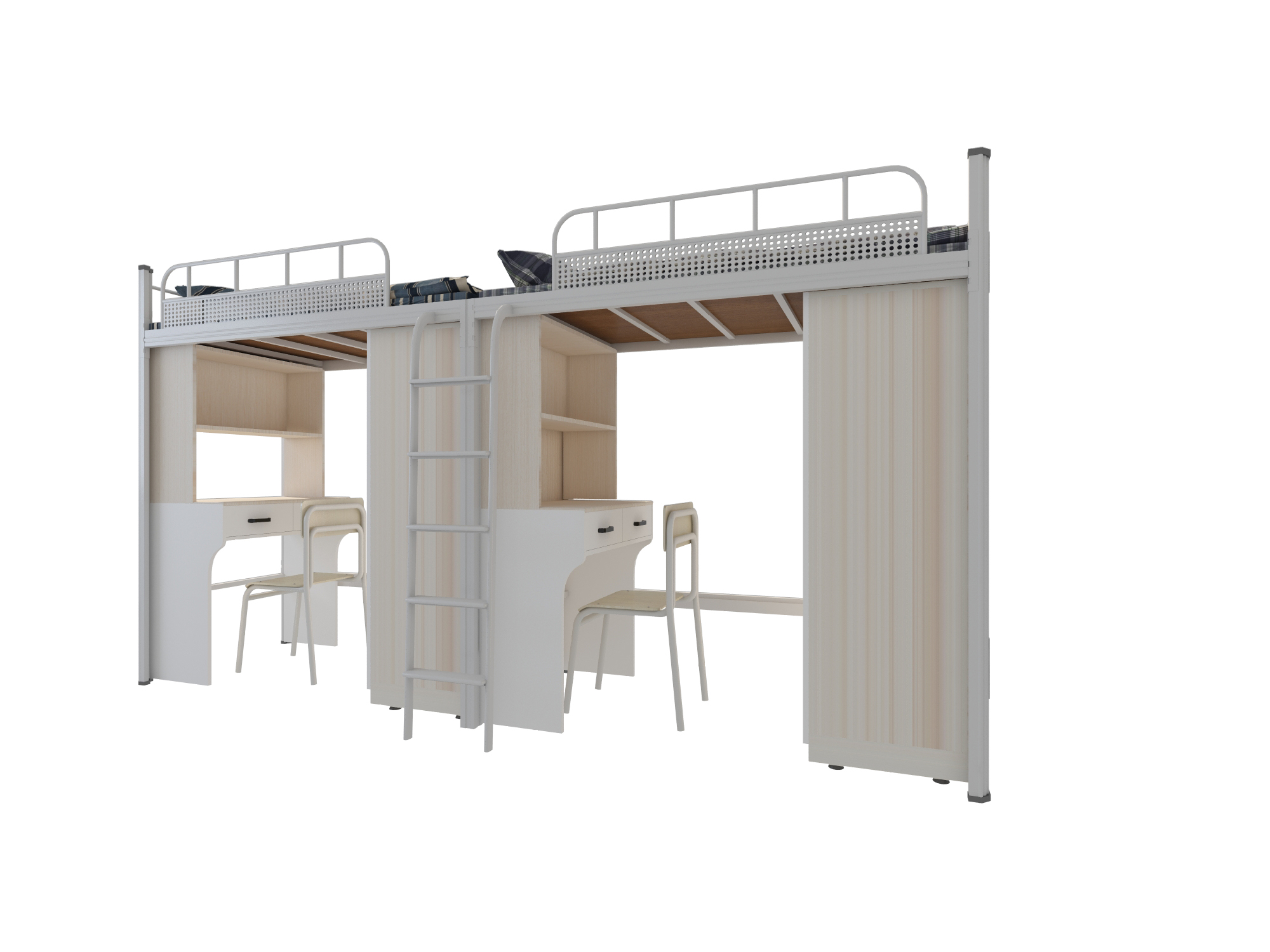 上下铺铁床和双层铁床的区别