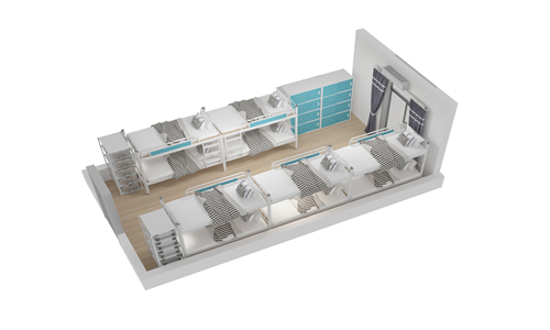 双层床铁床装修效果图大全