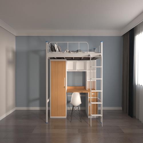 单人双层铁床上下铺好不好用？