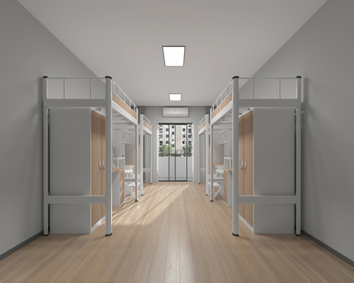 东莞铁床厂设计宿舍床案例