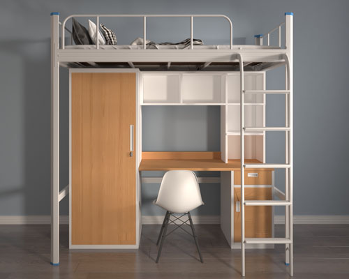 学校上下铺铁床多少钱?