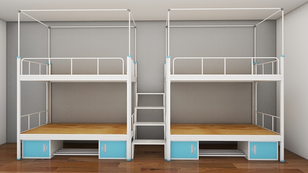 一张上下铺铁架床多少钱